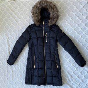 Michael Kors black puffer coat